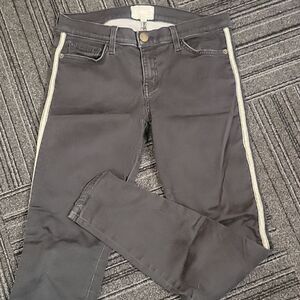 Current/Elliott Matte Black Tux Skinny Jeans, Size 30